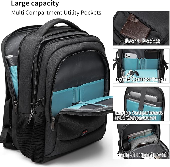 DUSLANG 17 Inch Laptop Backpack - Image 6