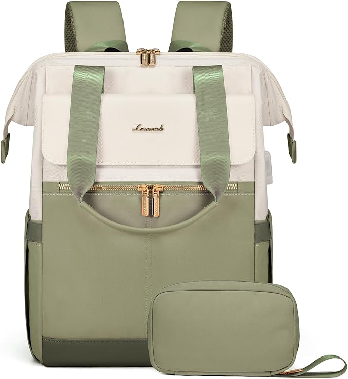 LOVEVOOK Laptop Backpack for Women, 15.6 Inch Work Laptop Bag by LOVEVOOK