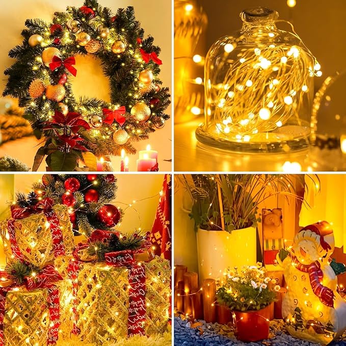 24 Pack Fairy Lights Battery Operated 7ft 20 LED Mini Twinkle String Lights - Image 3