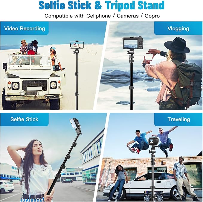 Victiv Phone Tripod, Sturdy & Stable, Adjustable Camera Stand & Selfie Stick - Image 6