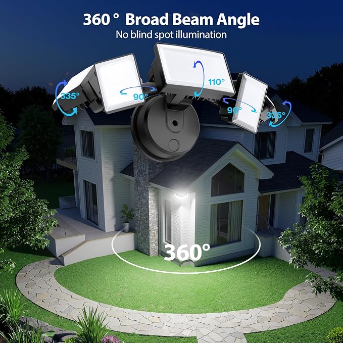 Olafus 180W Flood Lights Outdoor, 18000LM Super Bright Security Lights - Image 5