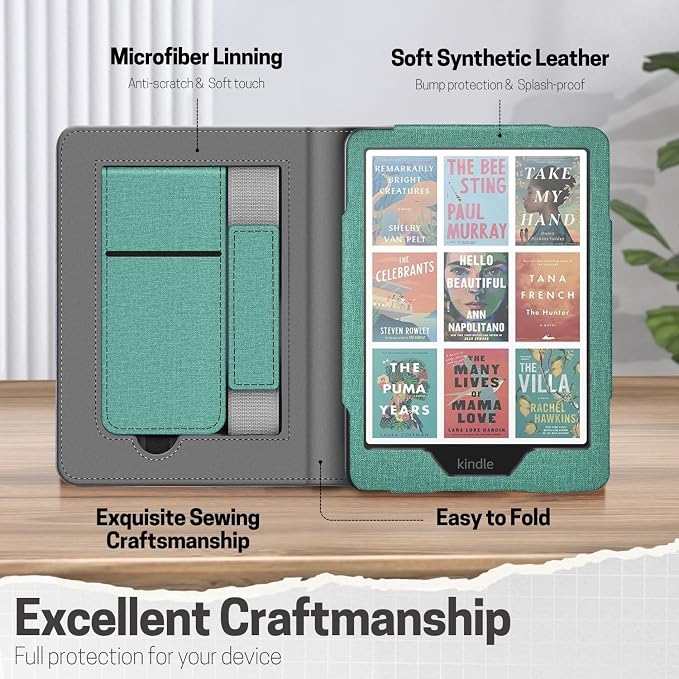 TNP Stand Case with Strap for Kindle Paperwhite 12th Gen 2024 / Kindle - Image 6