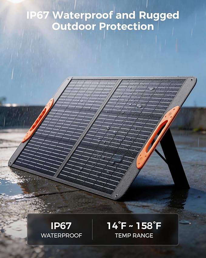ZOUPW 100W Portable Solar Panel - Image 6
