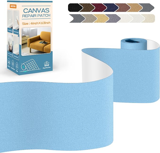 KING MOUNTAIN Canvas Repair Tape, Outdoor Gear Patch, 4×63 Inches, Waterproof by ForABetterHomeLife