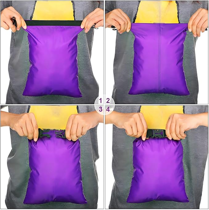 Shappy 6/12 Pcs Waterproof Dry Bags, Lightweight Outdoor Waterproof Dry Stuff - Image 4