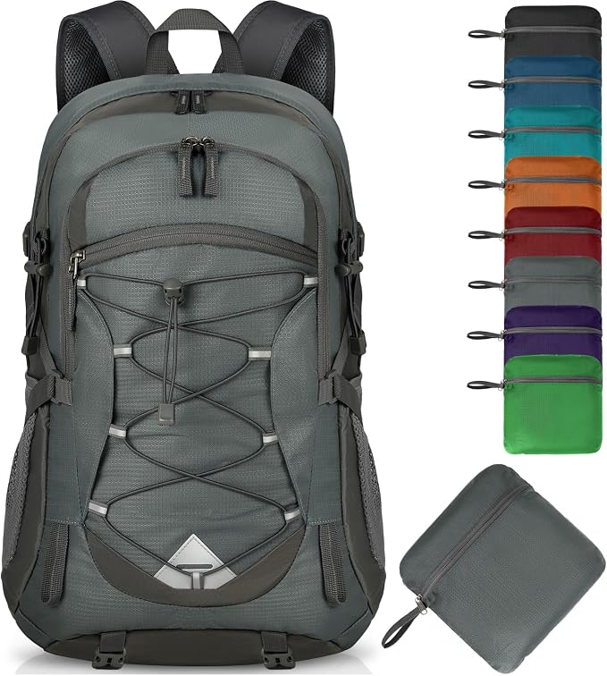 IGOLUMON Hiking Backpack 40L Packable Lightweight Camping Backpack Men Women by IGOLUMON