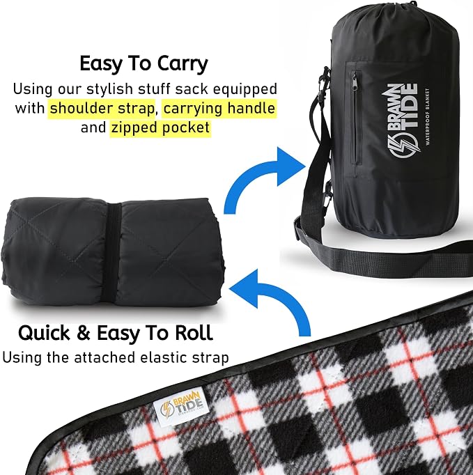 BRAWNTIDE Large Outdoor Waterproof Blanket - Image 4