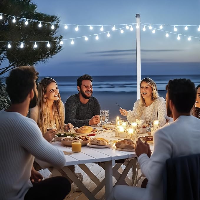 JMEXSUSS 100ft Globe String Lights Indoor Outdoor Waterproof, 200 LED White - Image 7
