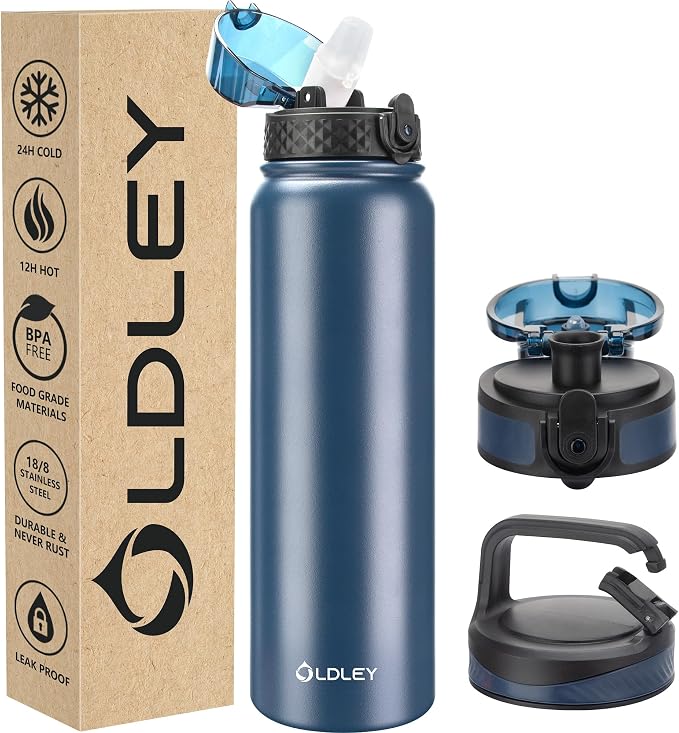 Oldley Insulated Water Bottle 32oz Water Bottles by OLDLEY