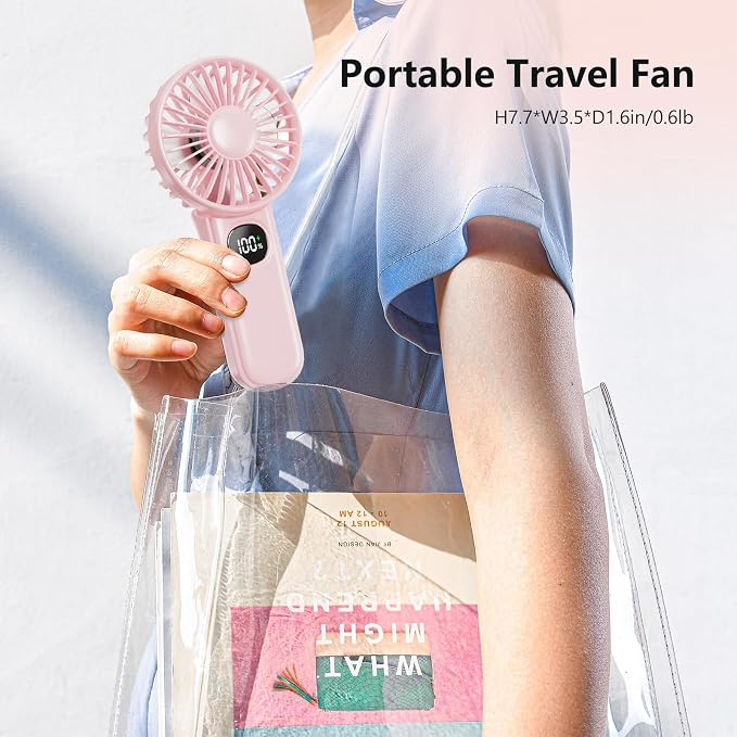 Portable Fan, 5-Speed 180° Foldable USB Fan, Cooling Face Fan - Image 6