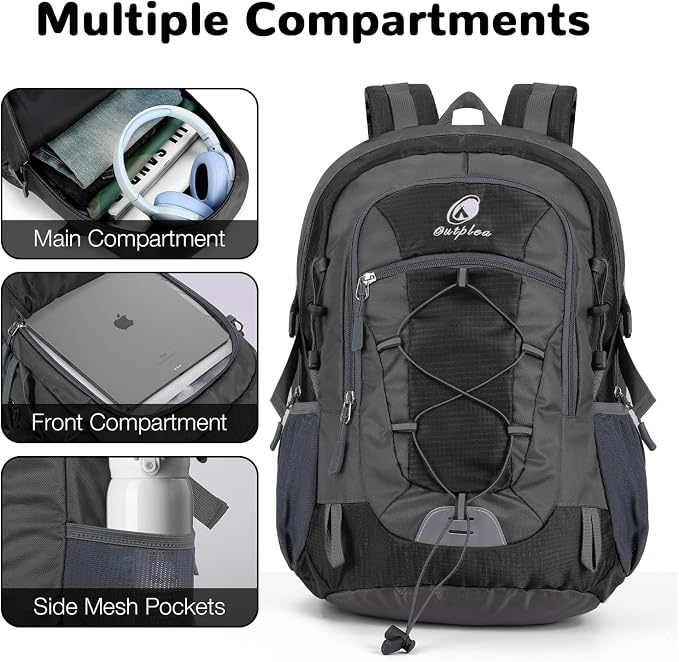 25L Small Hiking Backpack with Chest Strap - Image 5