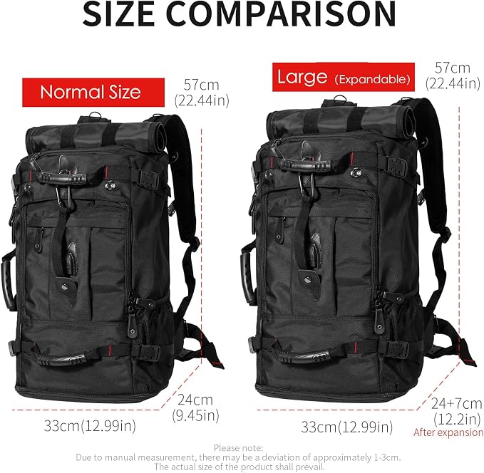 YOUMIAN Large Capacity For Travel Hiking Sports Carry On Backpack Durable - Image 4