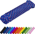 TECEUM Rope – 150 Feet x 1/4 Inch – Patriot Mix – Strong All-Purpose Utility by TECEUM