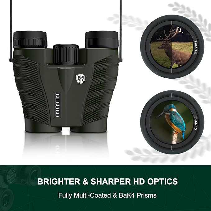 12x28 Compact HD Binoculars for Adults High Powered - Image 2