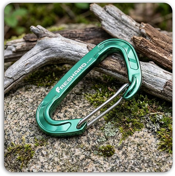 FresKaro 5pcs Nano Carabiner Clips, 8kN 1798lbs, Small Sturdy, Reliable - Image 6