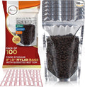 BELLE KR® 5x8 Mylar Bags with Window Stand Up by BELLEKR