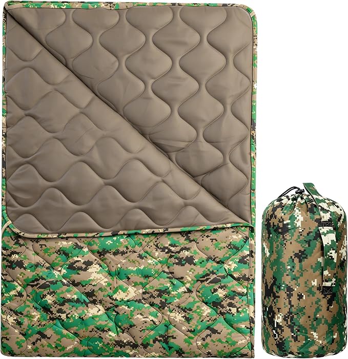 Lenotos Woobie Blanket, Thermal Insulated Military Poncho Liner, Water-Resistant by Lenotos