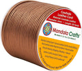 Mandala Crafts Round Genuine Bronze Leather Cord by MandalaCrafts