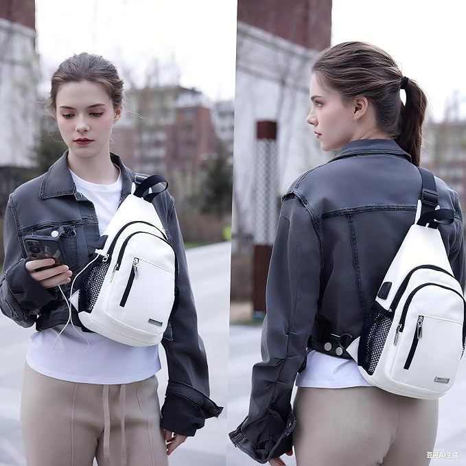 JENAGREEN Sling Backpack Crossbody Sling Bag, Cross Bag Adjustable Travel - Image 9