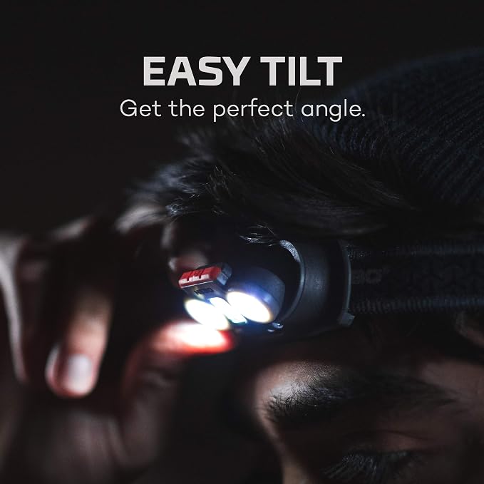 NEBO Einstein 750 Lumen Outdoor Compact Easy Tilt Camping Headlamp - Image 3