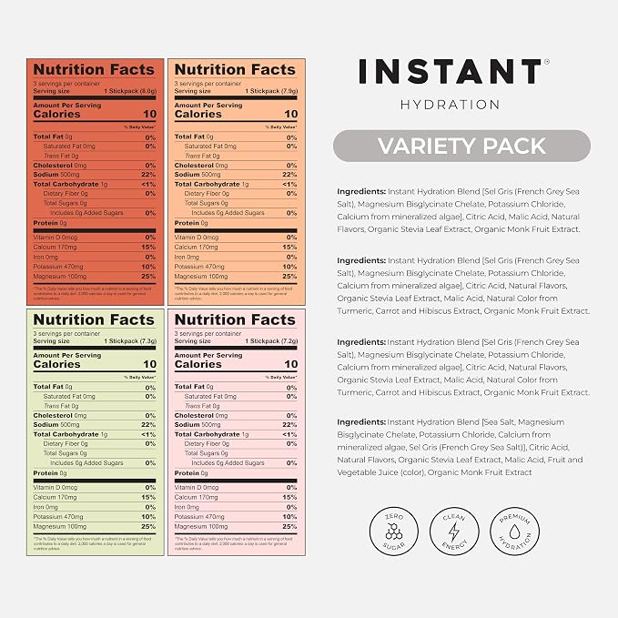 Instant Hydration Electrolytes Powder Packets - Image 4