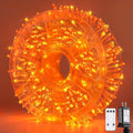 JMEXSUSS 400 LED Orange Lights for Halloween Decor, 132ft Orange String Lights by JMEXSUSS