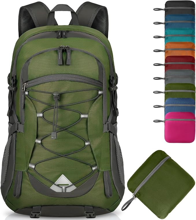 IGOLUMON Hiking Backpack 40L Packable Lightweight Camping Backpack Men Women by IGOLUMON
