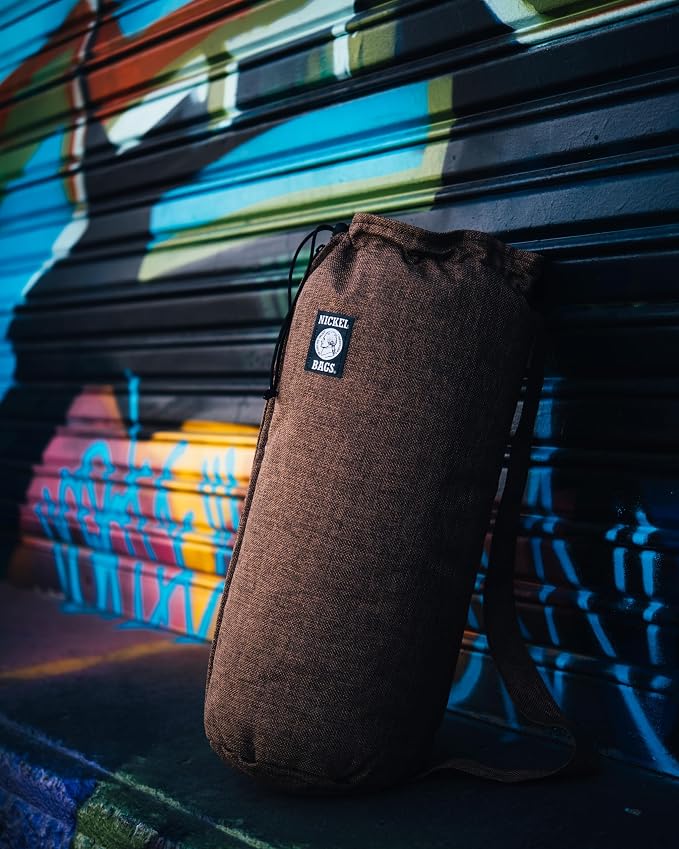Nickel Bags Padded Drawstring Duffle Tube, Hemp Protective Sling Bag - Image 4