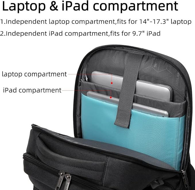 DUSLANG 17 Inch Laptop Backpack - Image 8