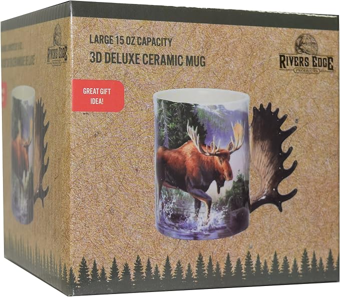 Rivers Edge Products 3D Ceramic Coffee Mug - Image 2