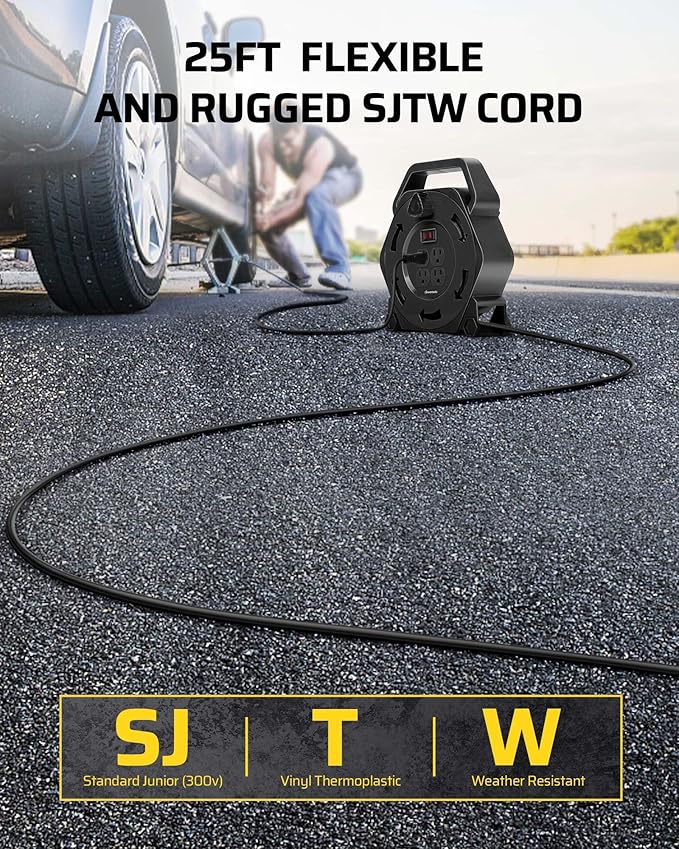 DEWENWILS Extension Cord Reel - Image 6