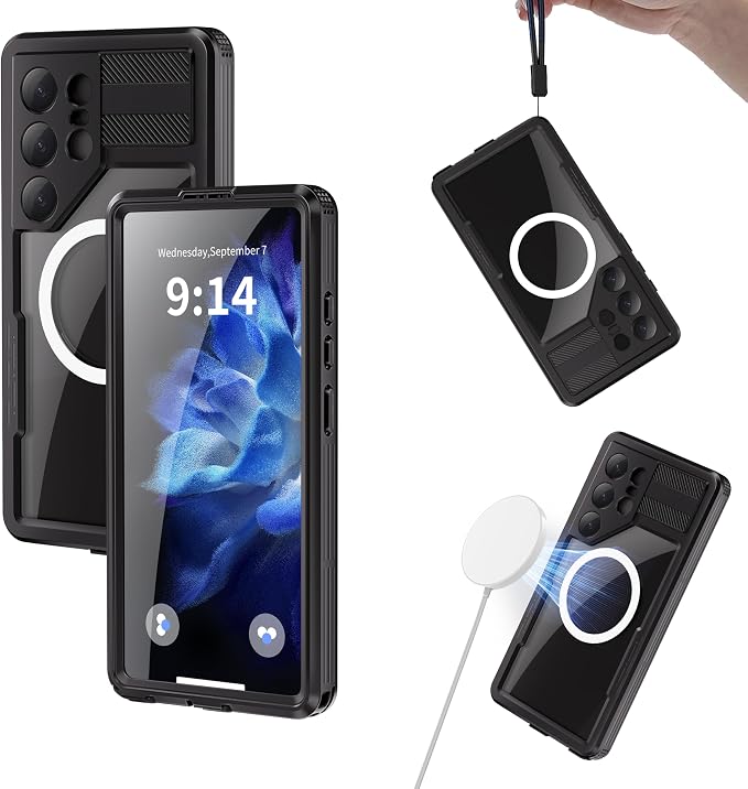 for Samsung Galaxy S25 Ultra Case, Rugged Full Body Underwater Protective Cover - Image 6