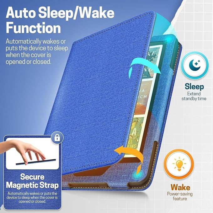 TNP Stand Case for Kindle Paperwhite 12th Generation 2024 / Kindle Colorsoft - Image 4