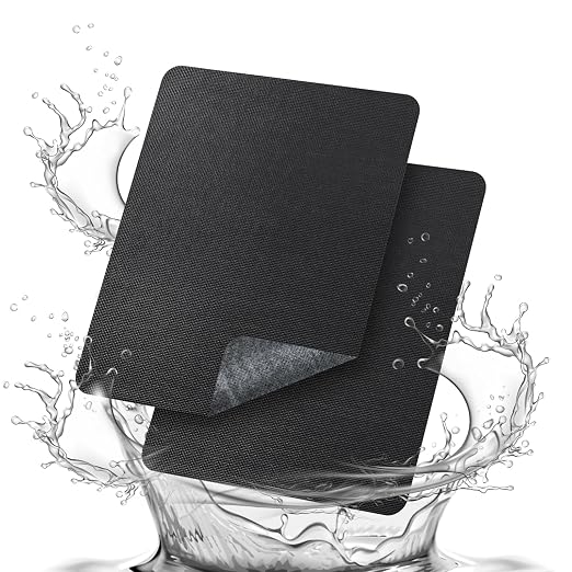 Waterproof Fabric Repair Patch, 9×11Inch 2 Pcs Self-Adhesive Fabric Repair Kit by ForABetterHomeLife