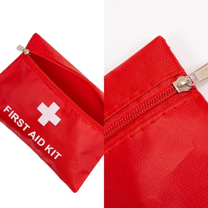 QCWN 12 Pack Empty First Aid Bag Mini Medical Kit Pouch Small Travel Emergency - Image 7