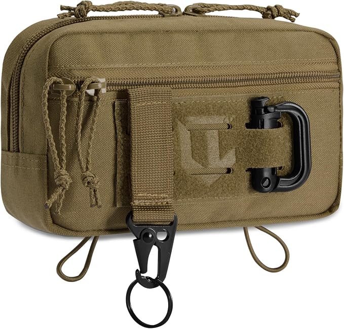 Tactical Admin Pouch Laser Cut MOLLE EDC Tool Organizer by Unknown
