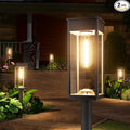 NEWMESSI Solar Pathway Lights Outdoor, 2 Pack Solar Garden Lights IP65 by NEWMESSI