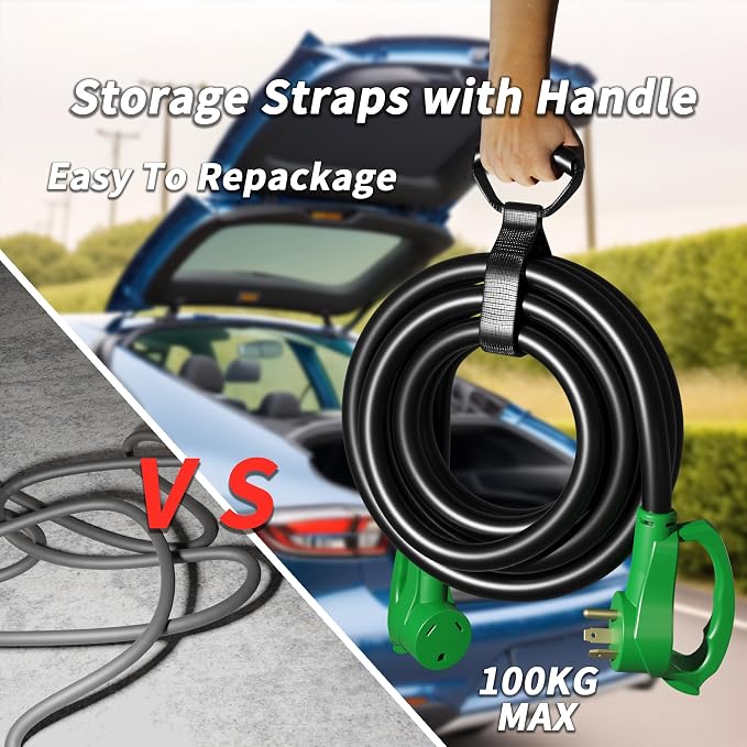 PlugSaf 100 FT 30 Amp RV Extension Cord Outdoor - Image 5