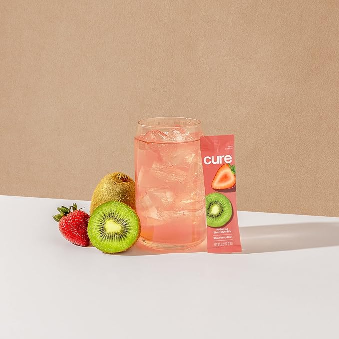 Cure Hydration Plant-Based Electrolyte Drink Mix | No Added Sugar | Dehydration - Image 5