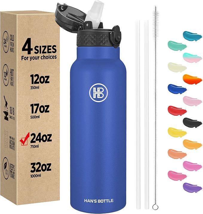 Han's Bottle Sports Water Bottle - 24 Oz by han%27s+bottle