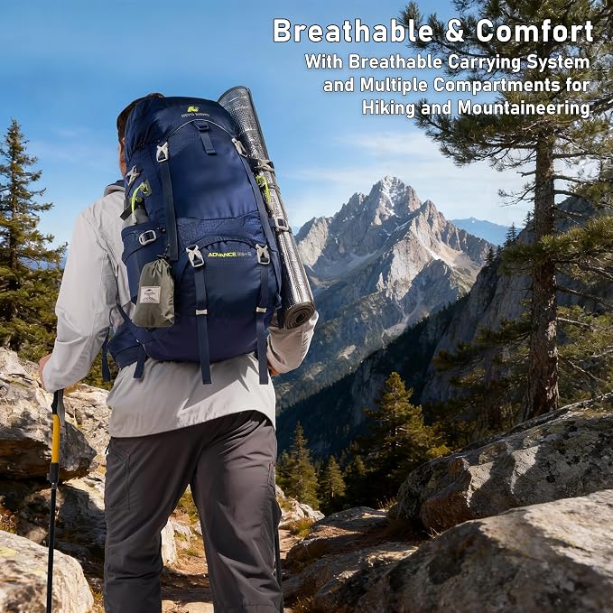 N NEVO RHINO 40L Internal Frame Hiking Backpack - Image 2