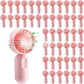 Rossesay 48 Pcs Mini Portable Fan Bulk Cute Handheld Lightweight Small Little by Rossesay