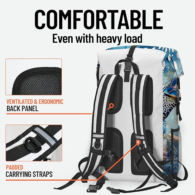 Dry Bag Waterproof, 5L Roll Top Lightweight Dry Storage Floating and - Image 6