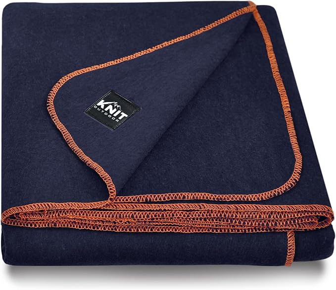 Large Military Wool Blanket by Unknown