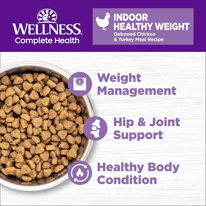 Wellness Complete Health Healthy Weight Adult Dry Cat Food - Image 2