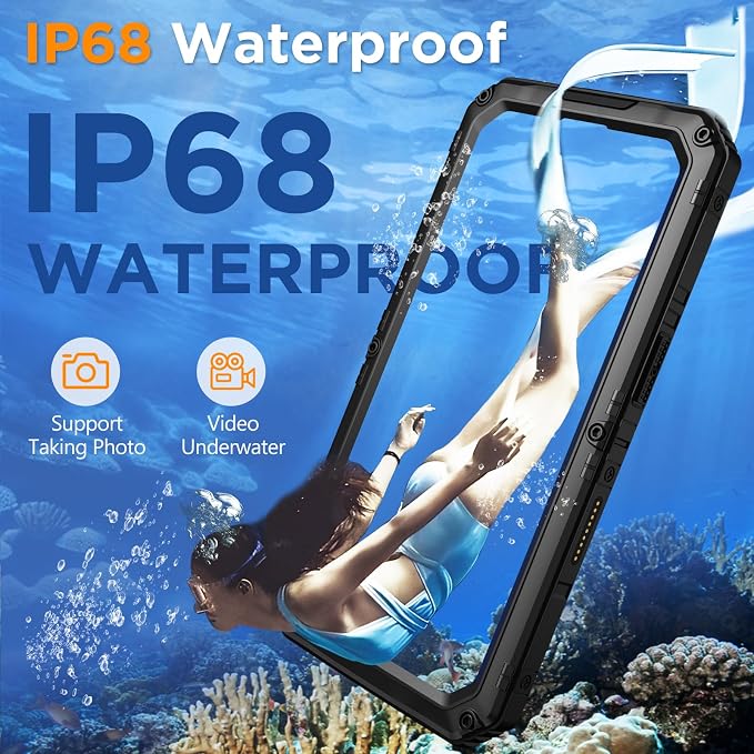 Mitywah Waterproof Case for iPhone 16 Pro, Shockproof Heavy Duty Case - Image 3