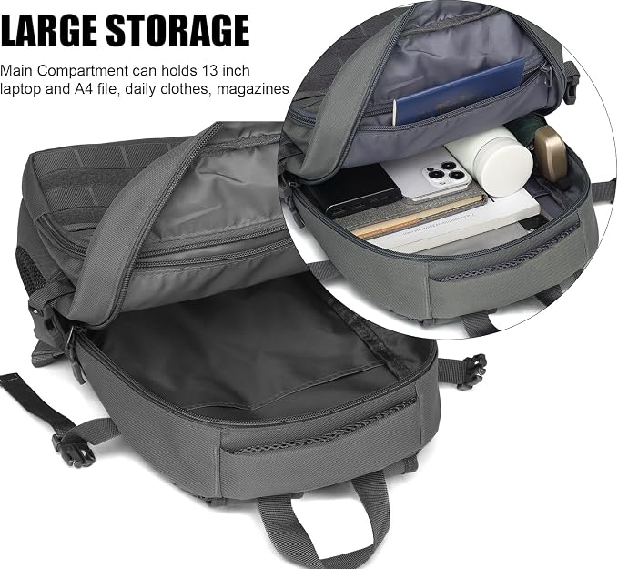 Kids Tactical Backpack Army Molle Bookbag Military Boys Backpack - Image 4