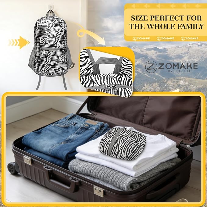ZOMAKE Ultra Lightweight Hiking Backpack 20L, Packable Small Backpacks Water - Image 6