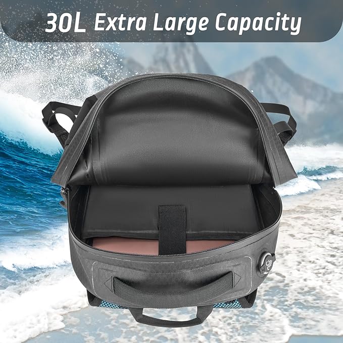 Trudave Waterproof Backpack, Waterproof Submersible Backpack, Floating TPU - Image 6