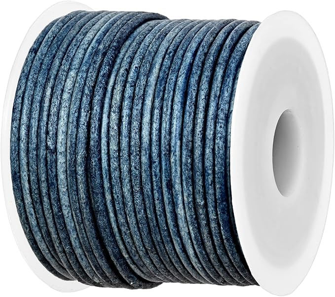 GENIQUE Real/Genuine Round Leather String Cord by GENIQUE